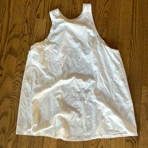 White Lululemon tie tank top size 4